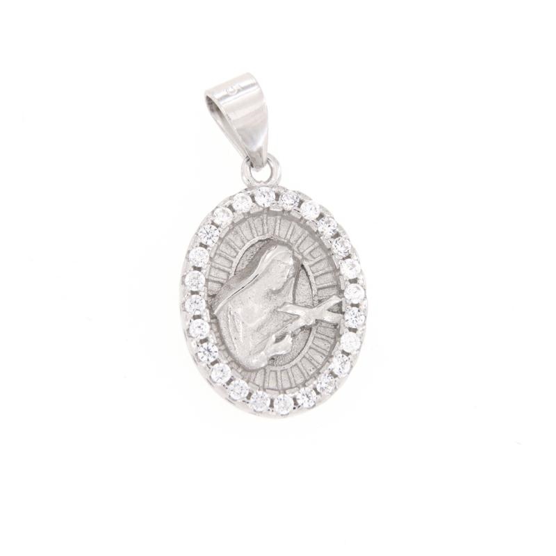 CIONDOLO ARGENTO ZIRCONE