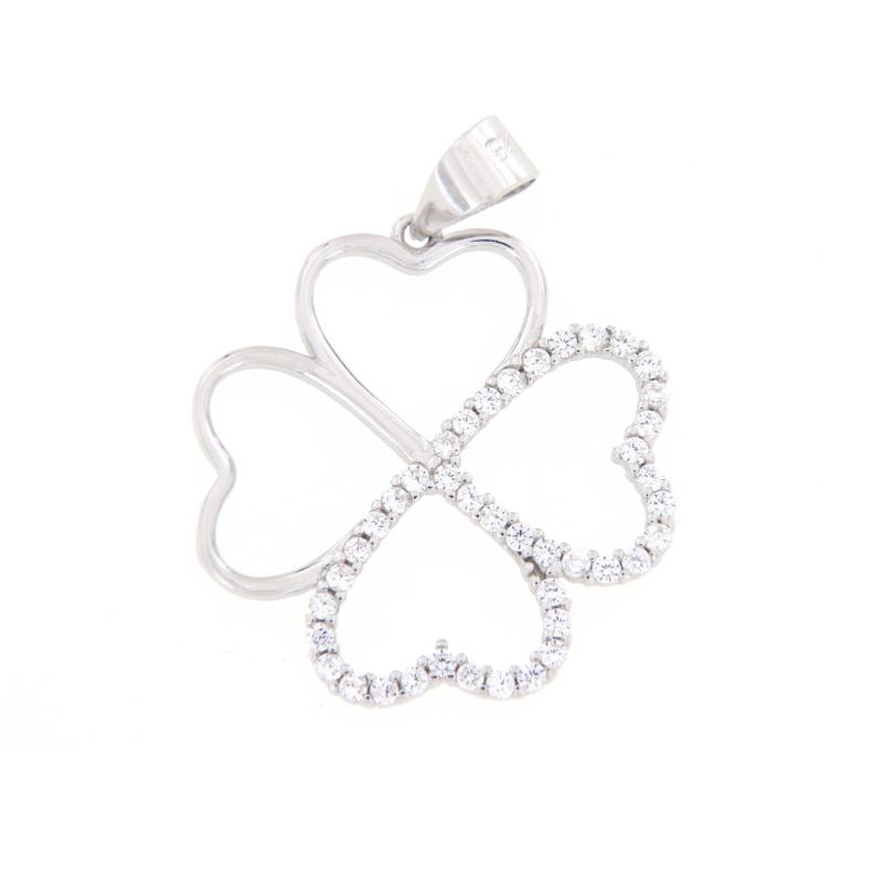 CIONDOLO ARGENTO ZIRCONE