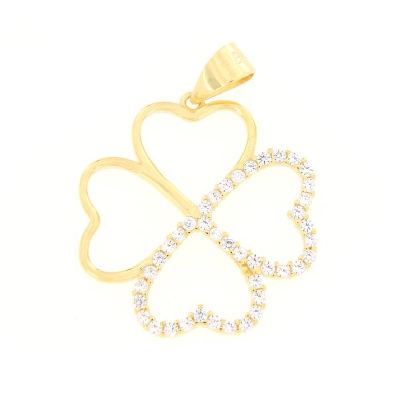 CIONDOLO ARGENTO ZIRCONE
