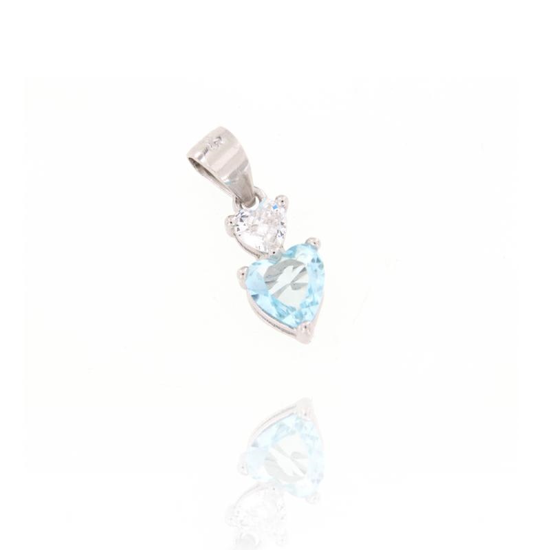CIONDOLO ARGENTO ZIRCONE