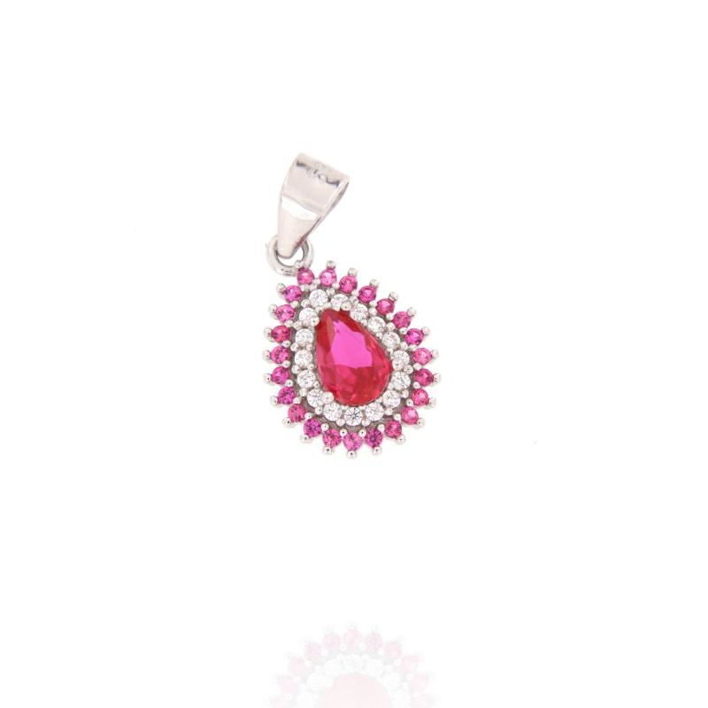 CIONDOLO ARGENTO ZIRCONE