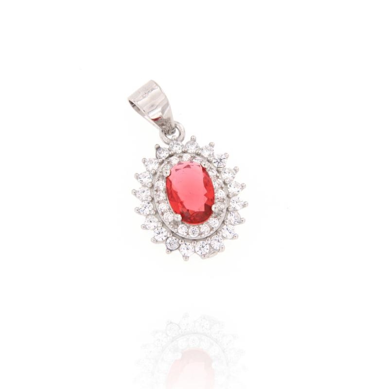 CIONDOLO ARGENTO ZIRCONE