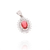 CIONDOLO ARGENTO ZIRCONE