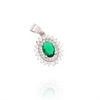 CIONDOLO ARGENTO ZIRCONE