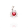 CIONDOLO ARGENTO ZIRCONE