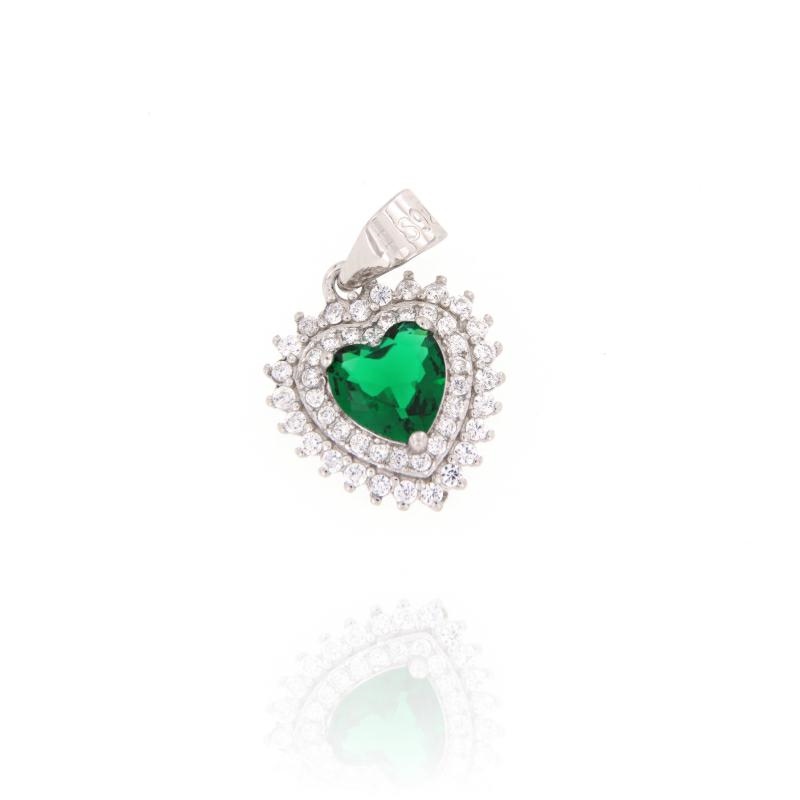 CIONDOLO ARGENTO ZIRCONE