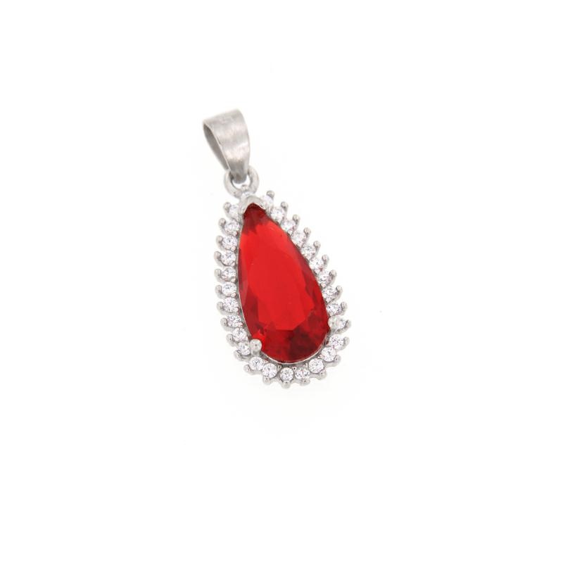 CIONDOLO ARGENTO ZIRCONE