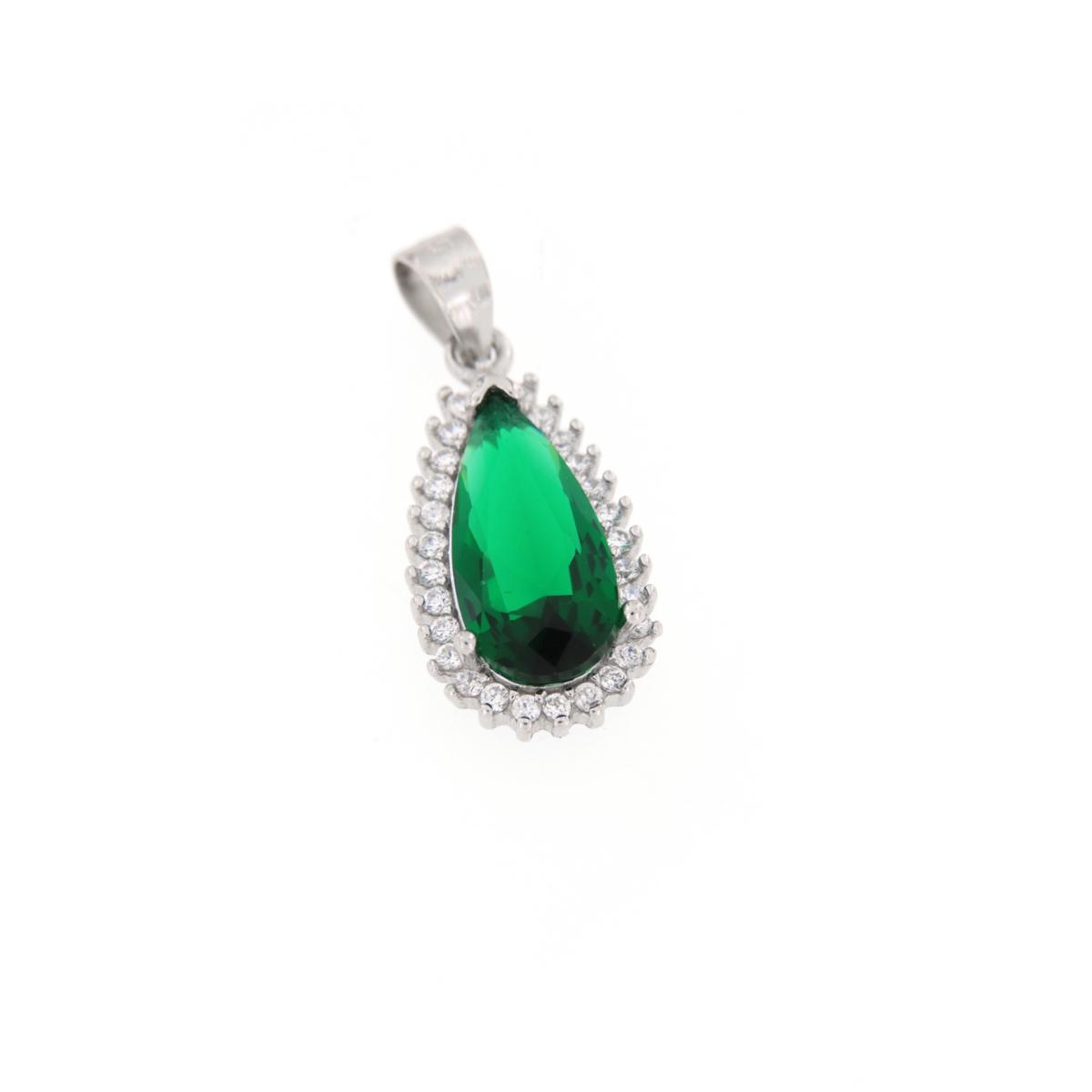 CIONDOLO ARGENTO ZIRCONE