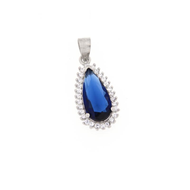 CIONDOLO ARGENTO ZIRCONE