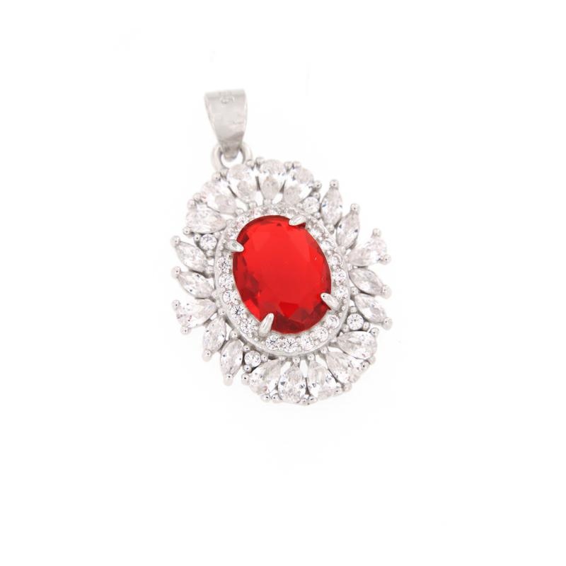 CIONDOLO ARGENTO ZIRCONE