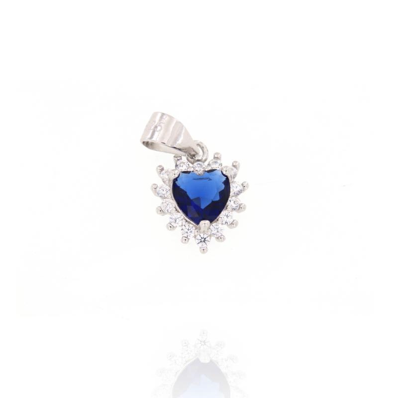 CIONDOLO ARGENTO ZIRCONE