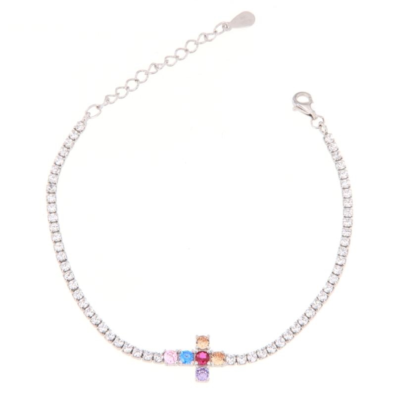 BRACCIALE ARGENTO ZIRCONE