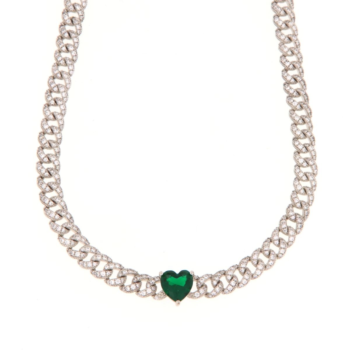 COLLIER ARGENTO ZIRCONE