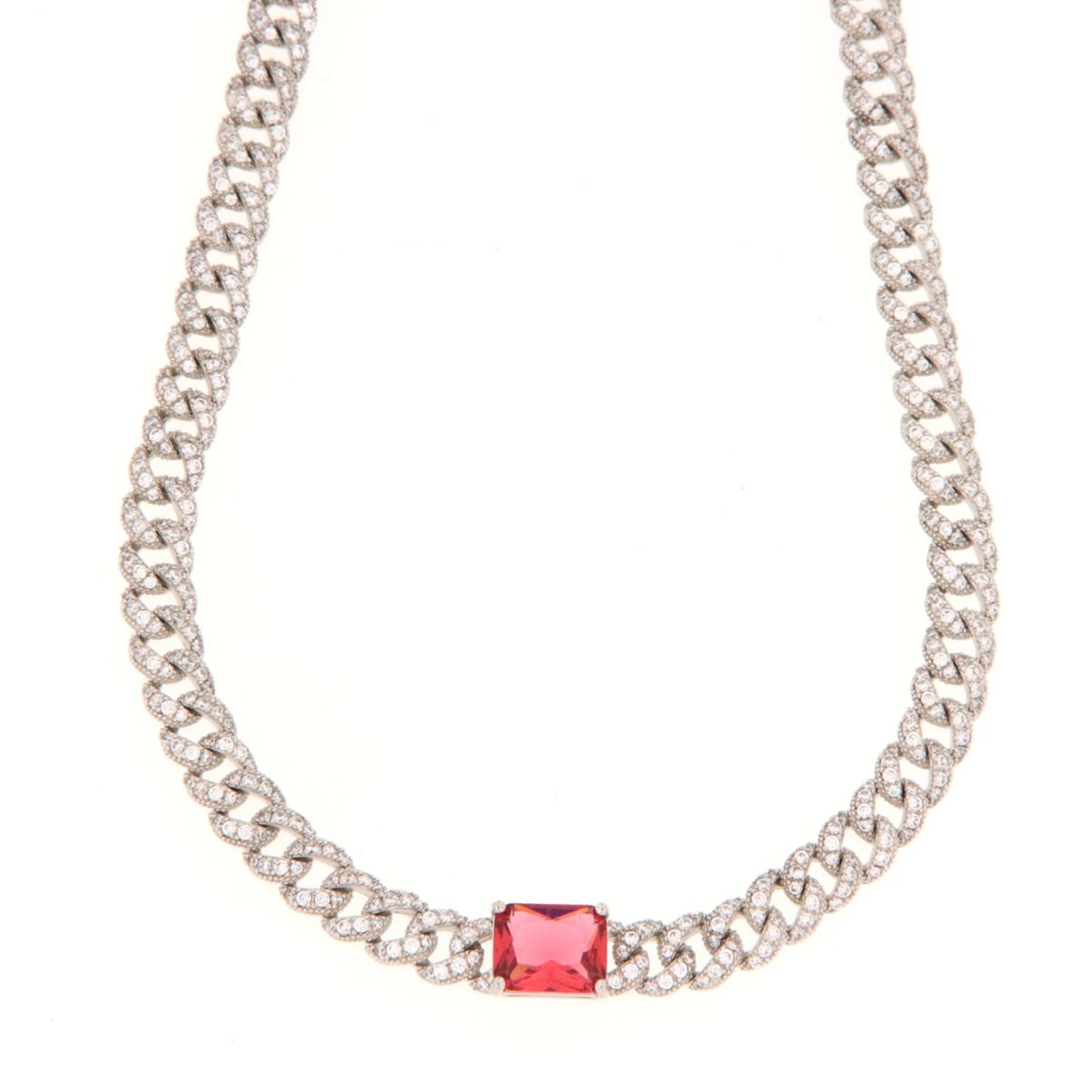 COLLIER ARGENTO ZIRCONE