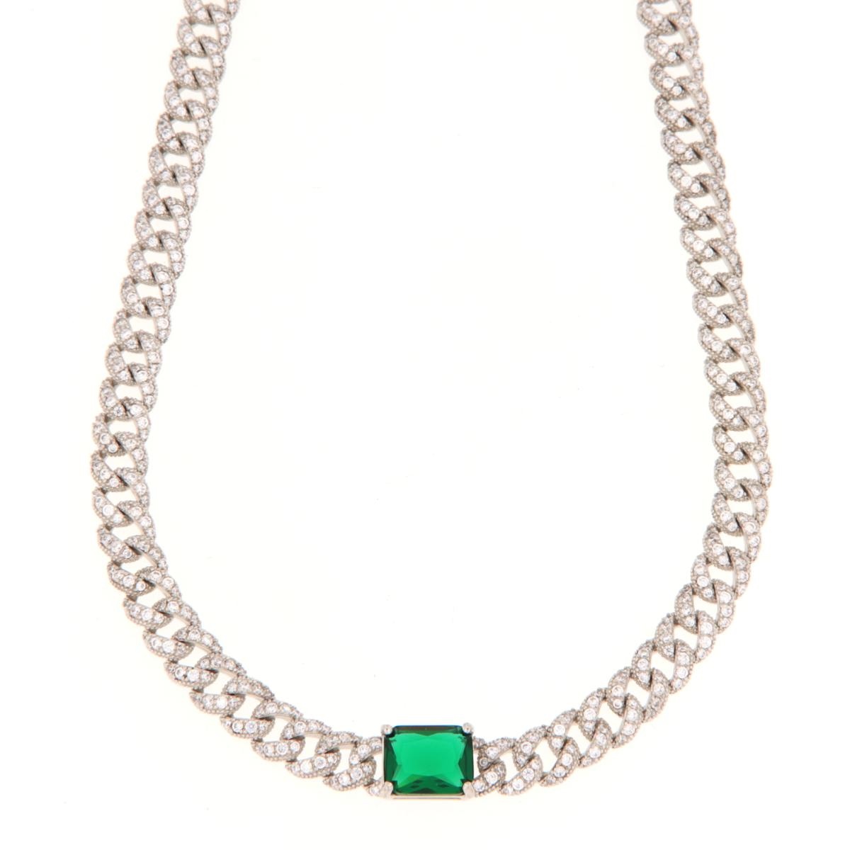 COLLIER ARGENTO ZIRCONE