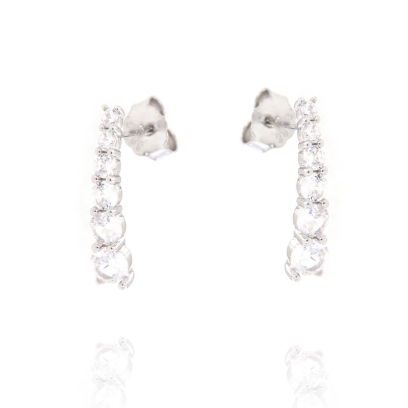 ORECCHINO ARGENTO ZIRCONE 3PZ