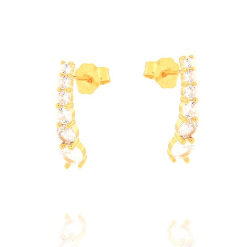 ORECCHINO ARGENTO ZIRCONE 3PZ