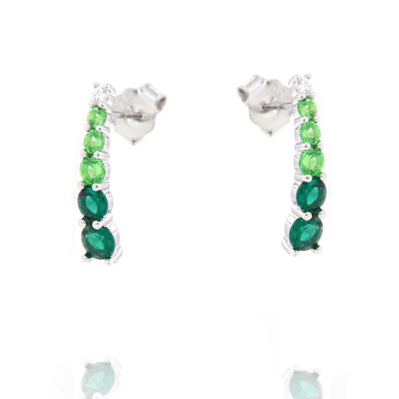 ORECCHINO ARGENTO ZIRCONE 3PZ