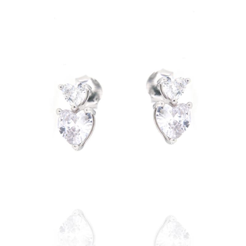 ORECCHINO ARGENTO ZIRCONE 3PZ