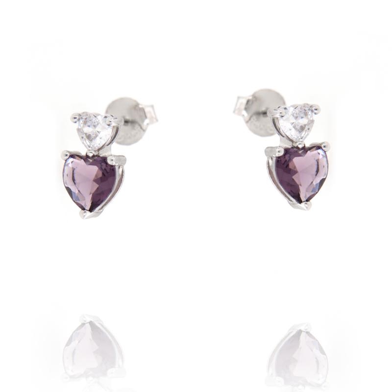 ORECCHINO ARGENTO ZIRCONE 3PZ