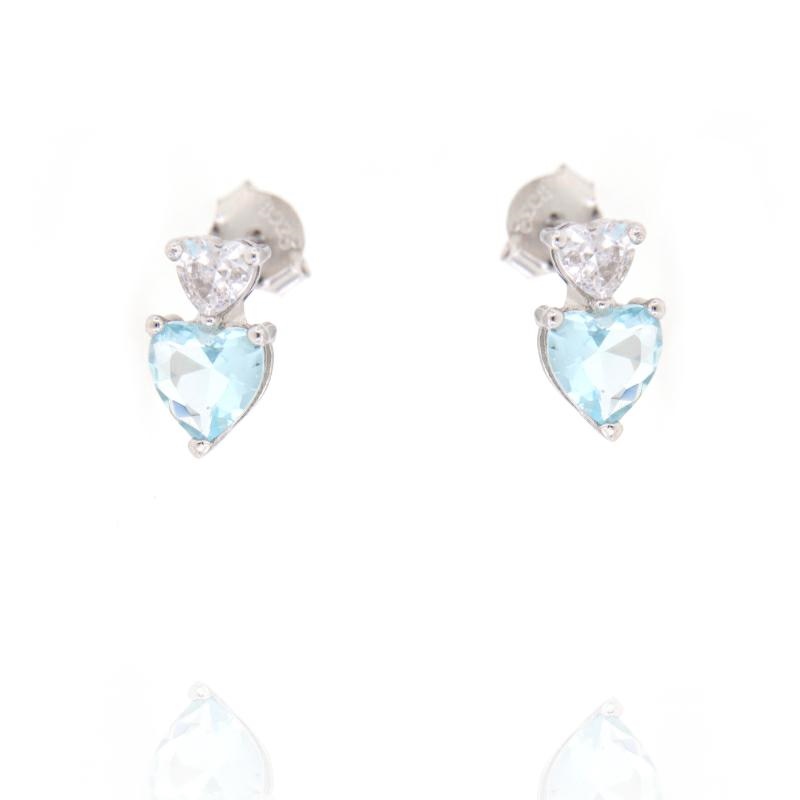 ORECCHINO ARGENTO ZIRCONE 3PZ