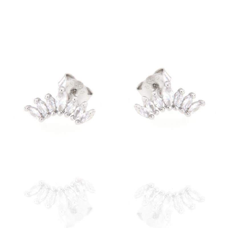 ORECCHINO ARGENTO ZIRCONE 3PZ