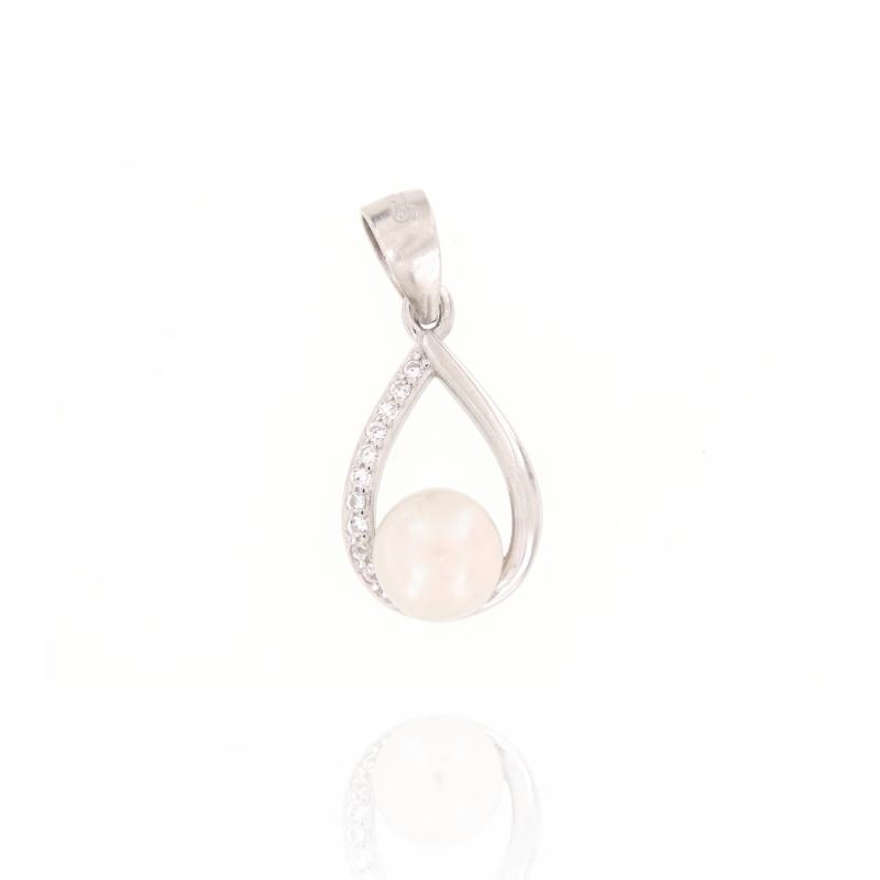 CIONDOLO ARGENTO ZIRCONE
