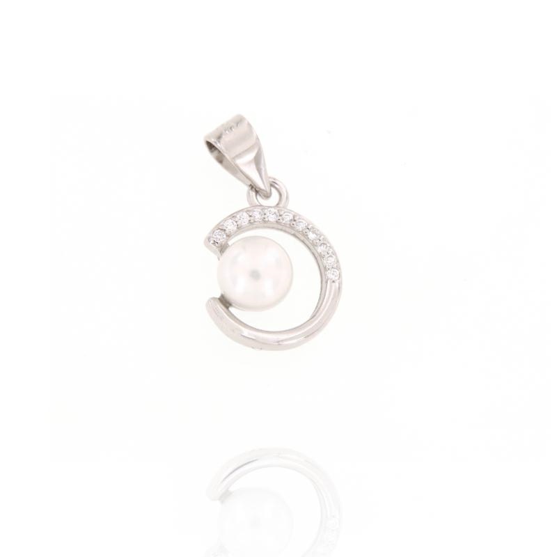 CIONDOLO ARGENTO ZIRCONE