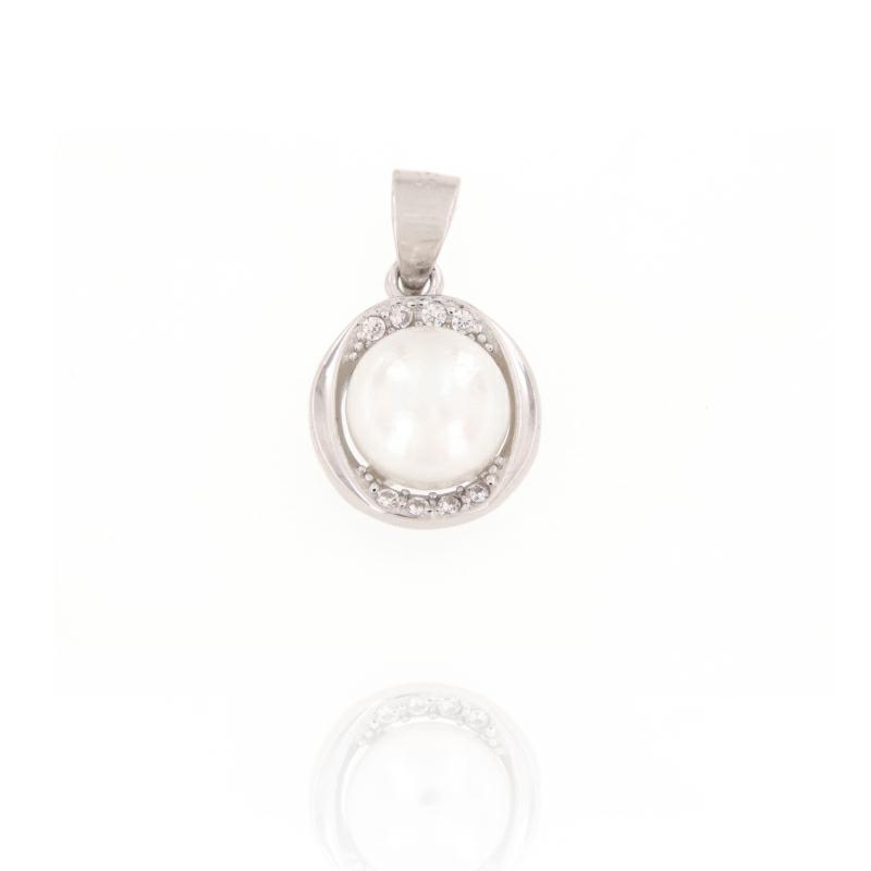 CIONDOLO ARGENTO ZIRCONE