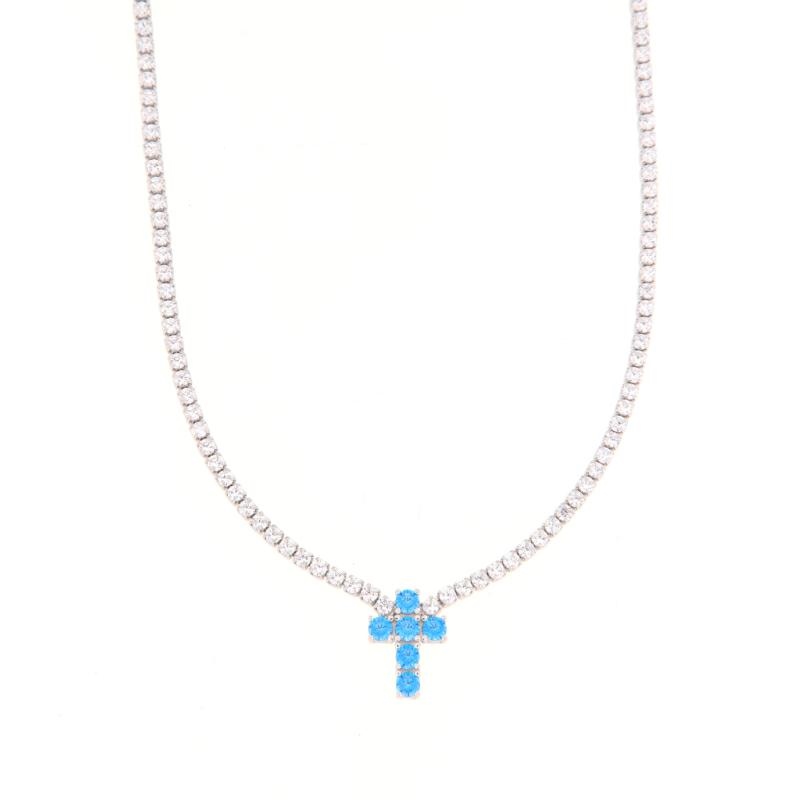 COLLIER ARGENTO ZIRCONE