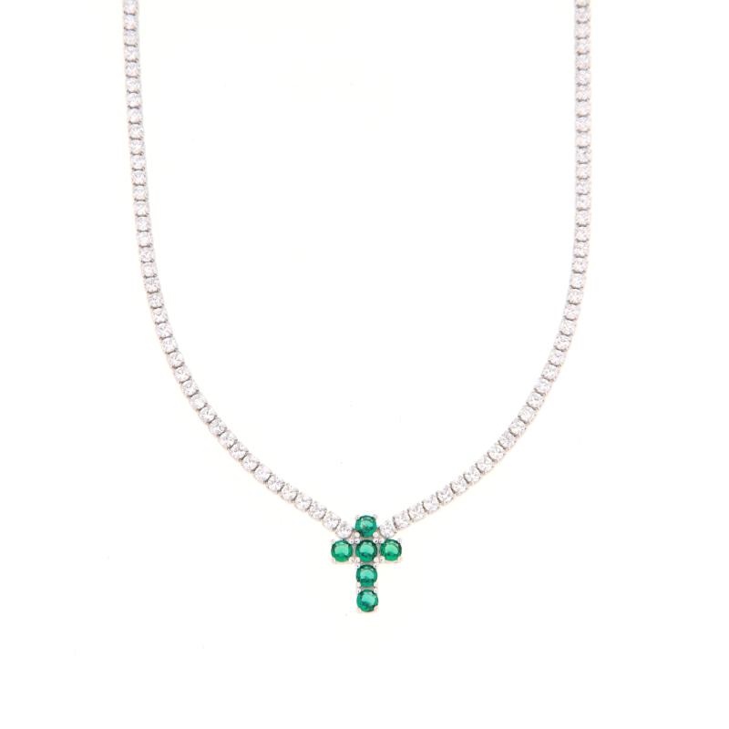 COLLIER ARGENTO ZIRCONE