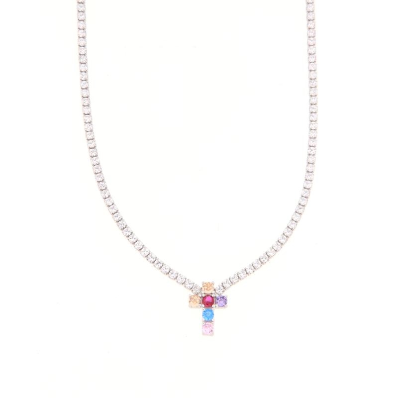 COLLIER ARGENTO ZIRCONE