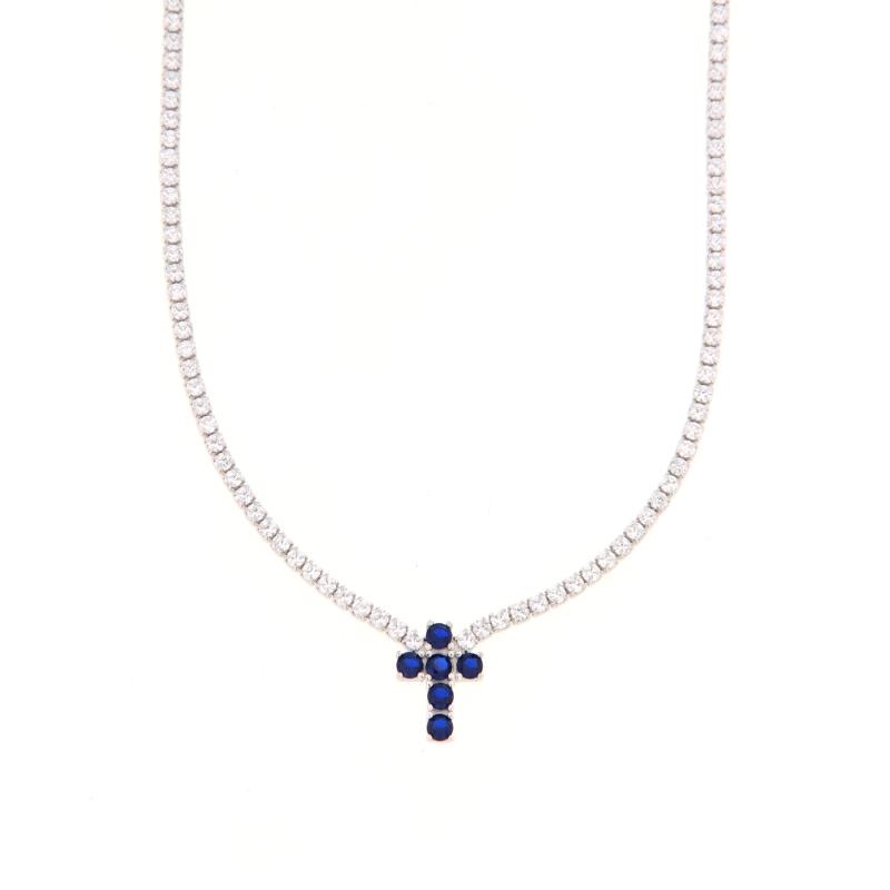 COLLIER ARGENTO ZIRCONE