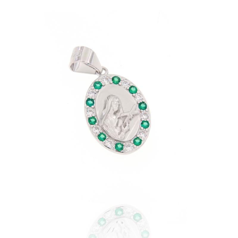 CIONDOLO ARGENTO ZIRCONE
