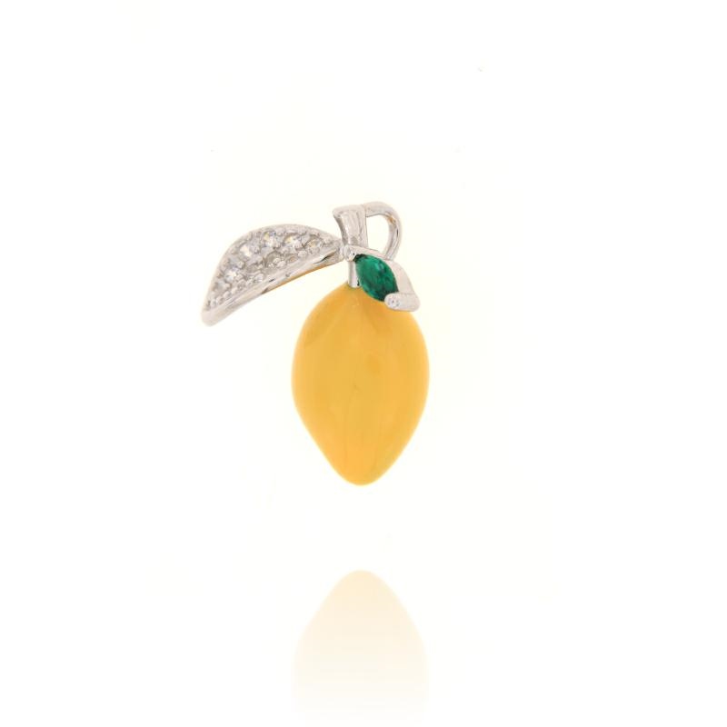 CIONDOLO ARGENTO ZIRCONE