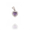 CIONDOLO ARGENTO ZIRCONE