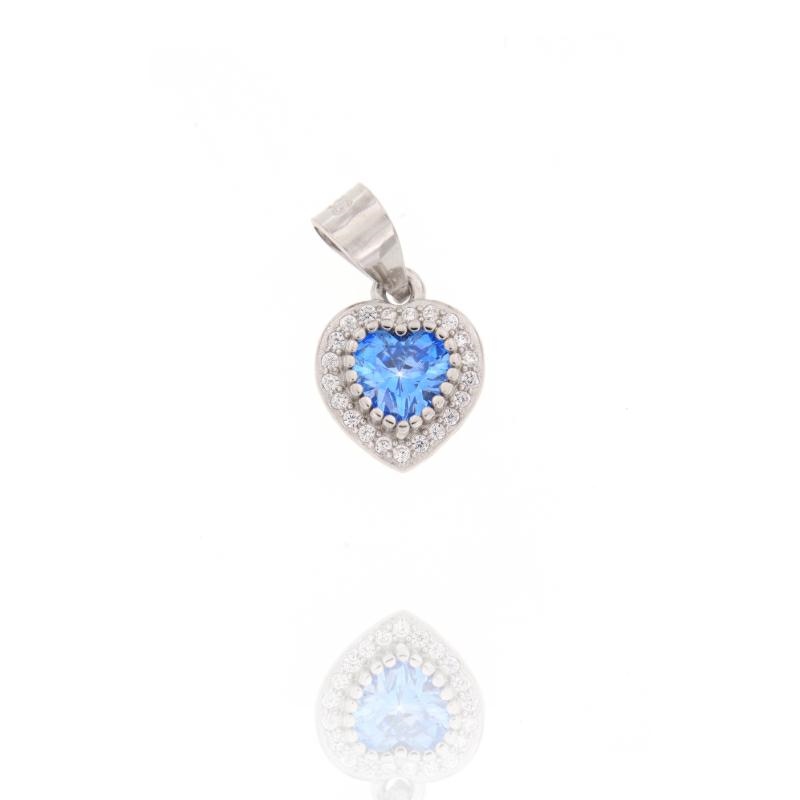 CIONDOLO ARGENTO ZIRCONE