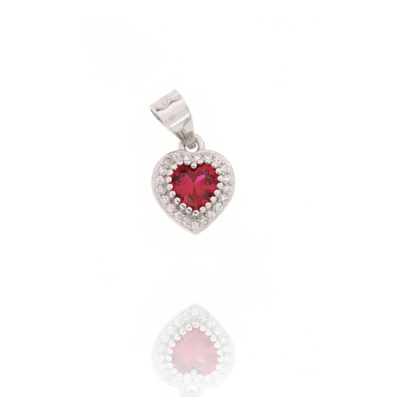 CIONDOLO ARGENTO ZIRCONE