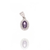 CIONDOLO ARGENTO ZIRCONE