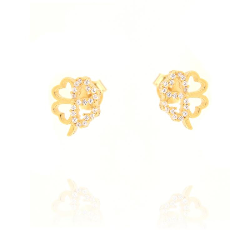 ORECCHINO ARGENTO ZIRCONE 3PZ
