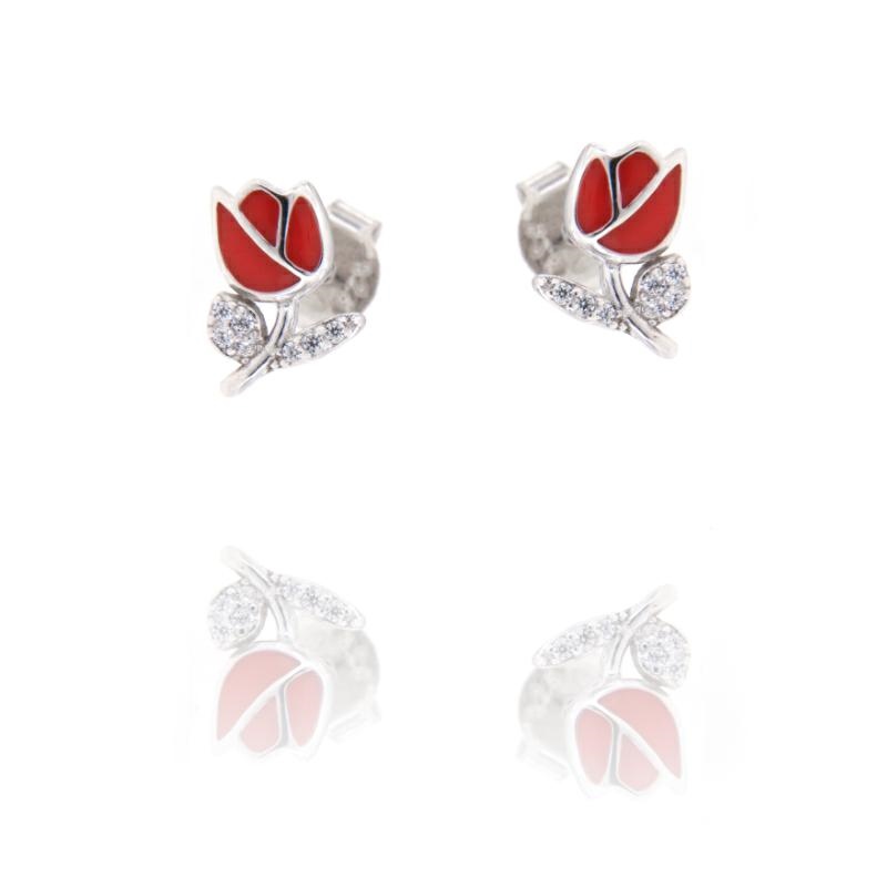ORECCHINO ARGENTO ZIRCONE 3PZ