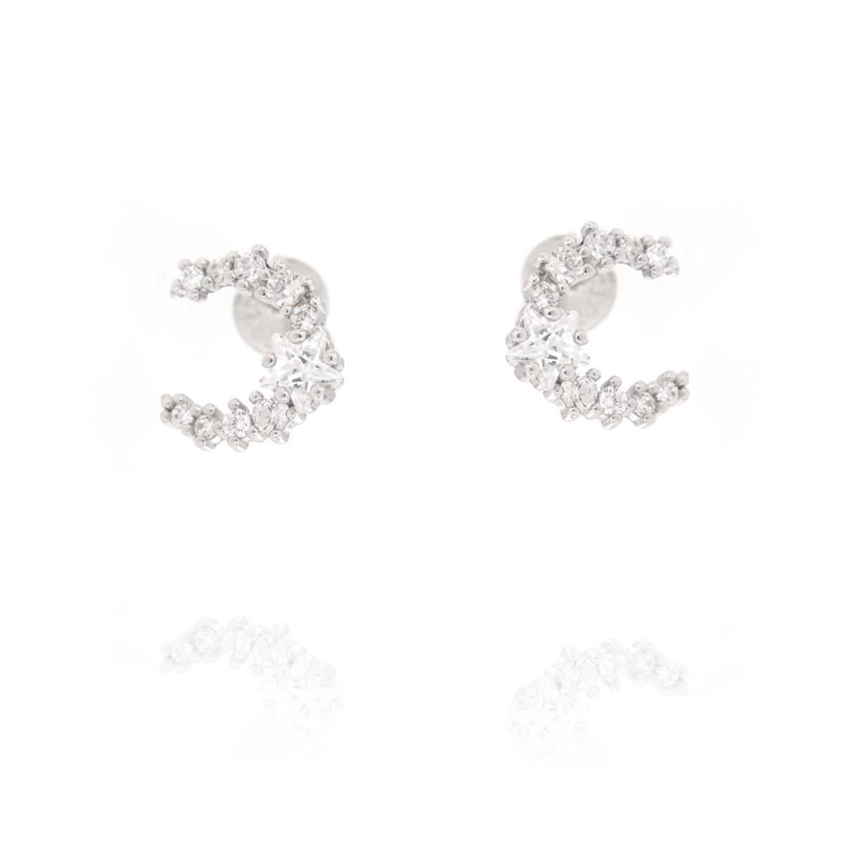 ORECCHINO ARGENTO ZIRCONE 3PZ