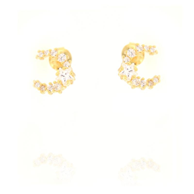 ORECCHINO ARGENTO ZIRCONE 3PZ