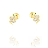 ORECCHINO ARGENTO ZIRCONE 3PZ