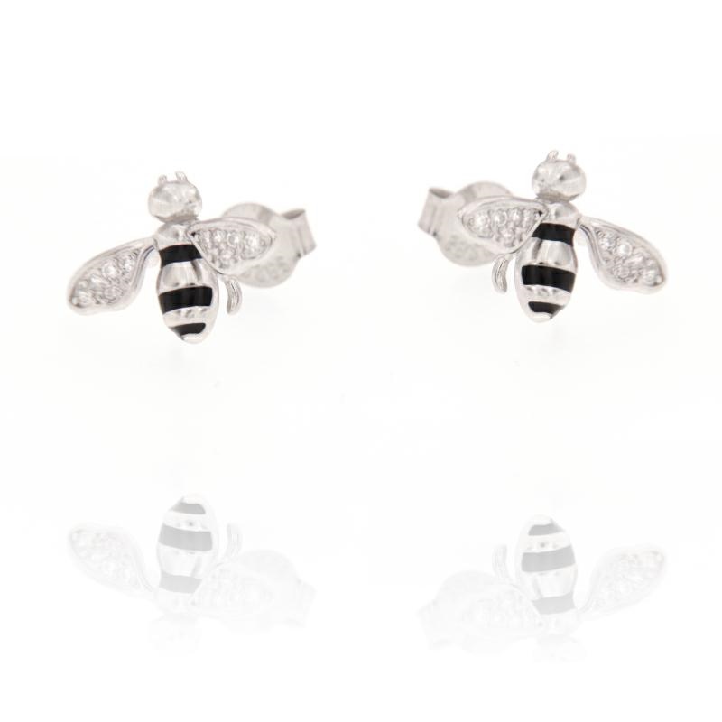 ORECCHINO ARGENTO ZIRCONE 3PZ