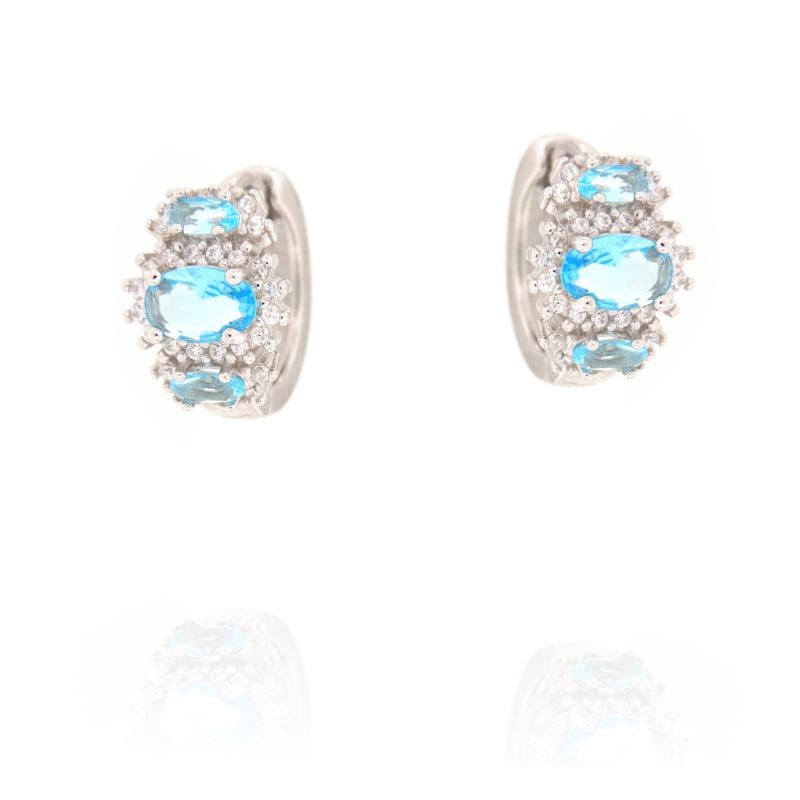 ORECCHINO ARGENTO ZIRCONE