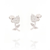 ORECCHINO ARGENTO ZIRCONE 3PZ
