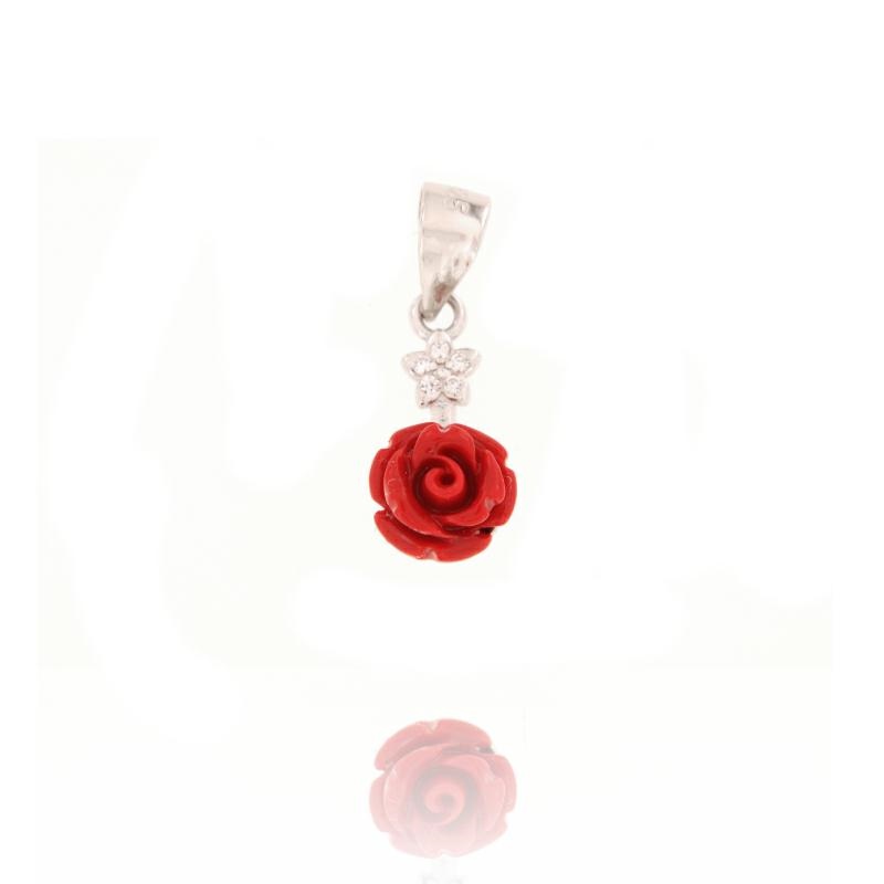 CIONDOLO ARGENTO ZIRCONE