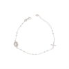 BRACCIALE ARGENTO ZIRCONE ROSARIO