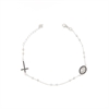 BRACCIALE ARGENTO ZIRCONE ROSARIO